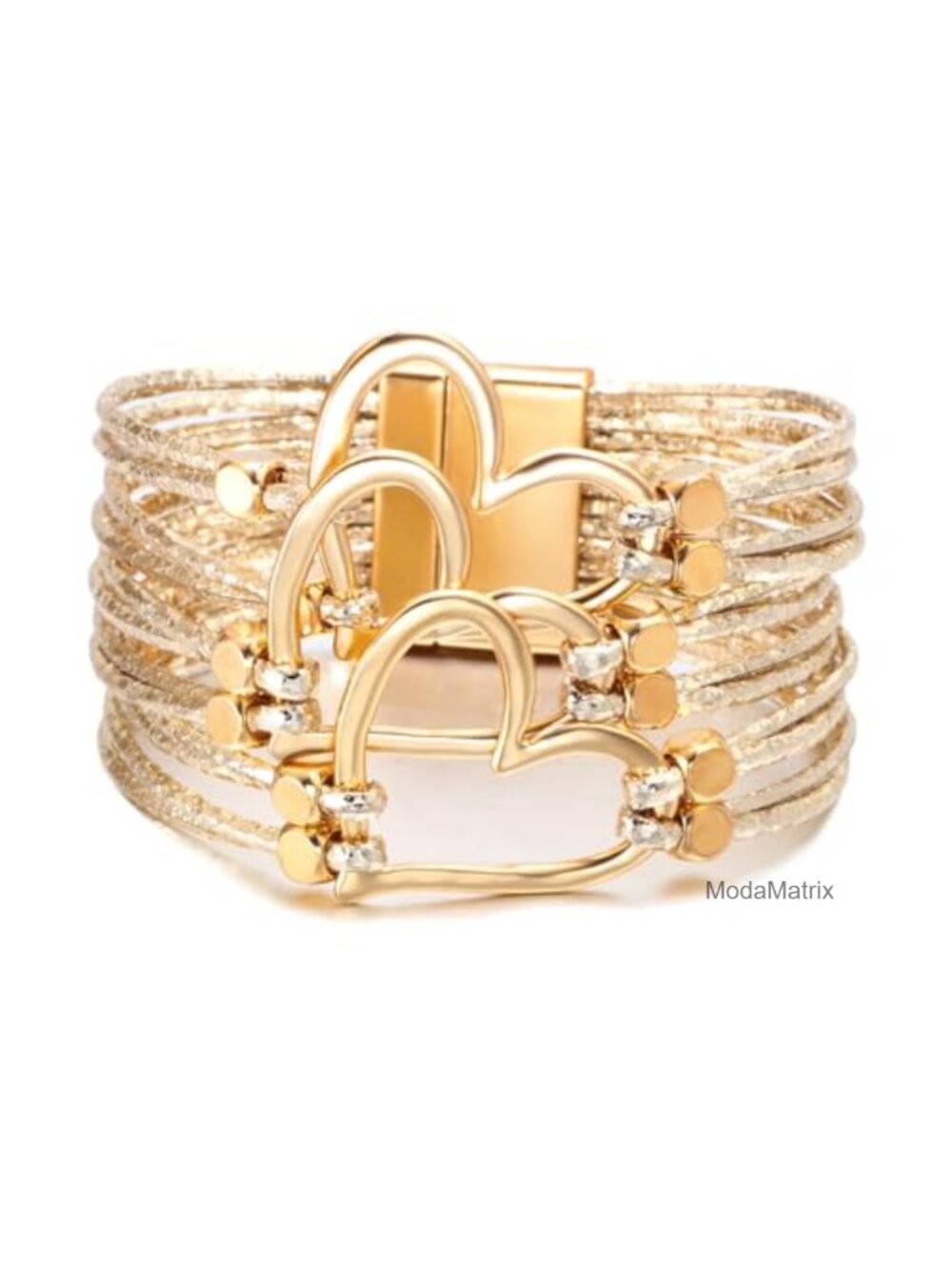Bohemian Leather Wrap Bracelet with Beads & Braided Cuff for Women